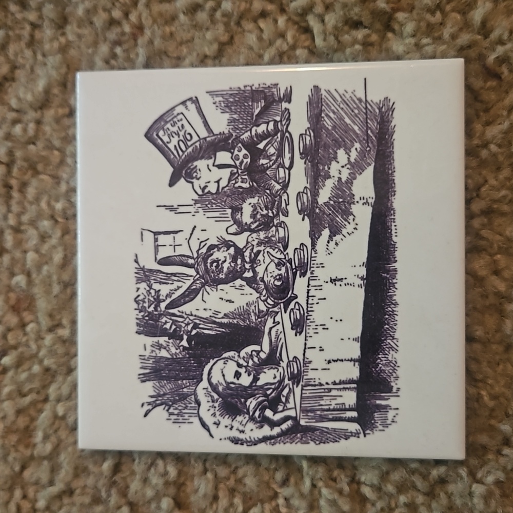 *SOLD* Alice in Wonderland tile